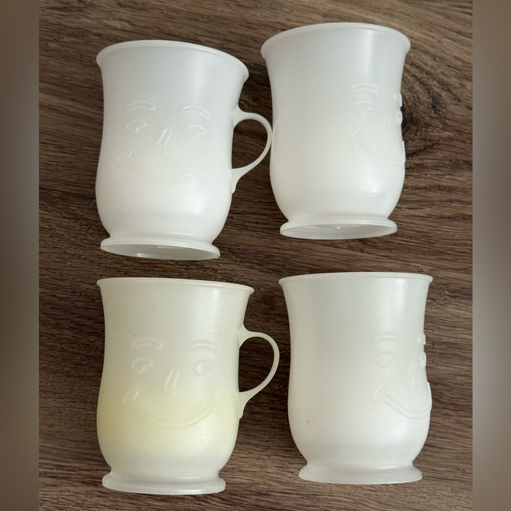 Vintage 70’s Kool-Aid Plastic Cups Set of 4